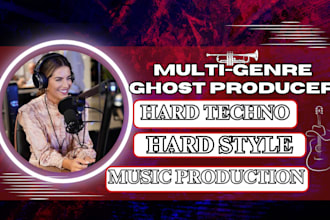 be your techno singer, edm ghostproducer, female pop singer music production