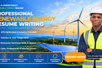 write ats renewable energy, solar, wind and sustainability resumes
