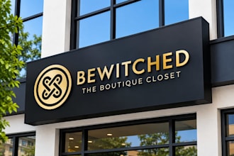 do channel letter signage, storefront sign mockup, shop sign design, illustrator