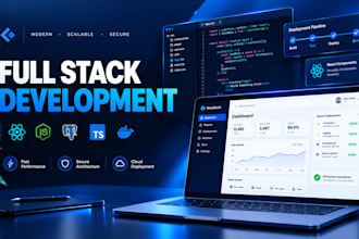 be your full stack developer for next js react saas web application deployment