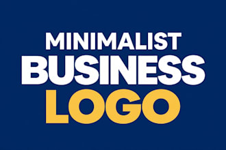 do minimalist business logo