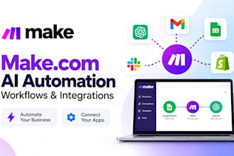 build make com ai automation workflows and integrations