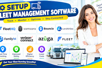 setup fleethq samsara bouncie landairsea family1st verizon connect azuga fleet