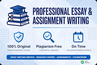 write english assignments and essays