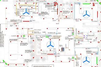 do architectural hvac plumbing water supply drainage mep plan permit drawing