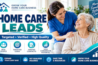 generate exclusive home care leads senior care and caregiver leads
