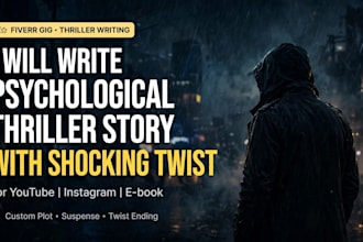 write a dark psychological thriller short story for you
