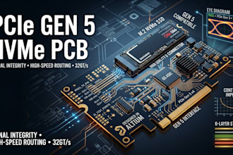 design pcle gen 5 nvme adapter pcb with signal integrity optimization