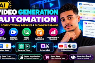 create ai automation workflows for  agencies ecommerce brands  video generation