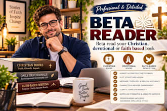beta read your christian book, devotional, faith based book