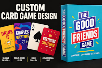 design party card game, couples card, drinking card game, adult card game design