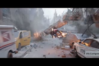 create professional vfx compositing and visual effects for your videos