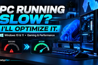 optimize your windows PC for better performance and gaming