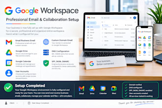 setup google workspace, gmail, dns, spf, dkim, dmarc, and mx records