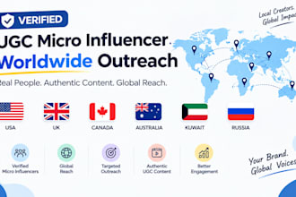 conduct, research verified ugc micro influencers outreach for your shopify brand