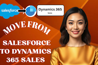 do data migration from mailchimp, salesforce to microsoft dynamic 365 sales
