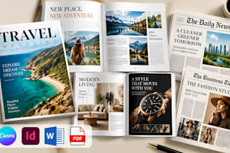 design magazine ads newspaper ads print advertisements editorial layout designs