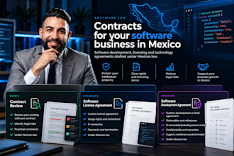 draft software development and licensing agreements under mexican law