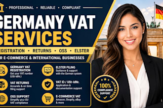 handle vat or tax registration for spain germany france italy UK or eu country