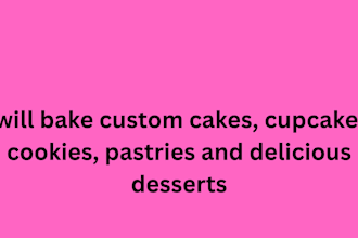 create delicious homemade cakes, cupcakes, cookies and desserts