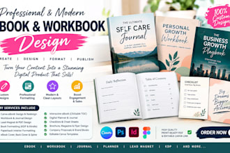 design and redesign canva ebook canva journal canva workbook layout design