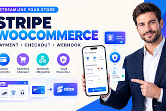 integrate stripe woocommerce checkout payments gateway setup webhook automations