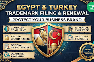 do egypt and turkey trademarks filing renewal to protect your business brand