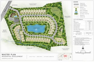 design plot plan, site plan, lot subdivision and real estate map for city permit