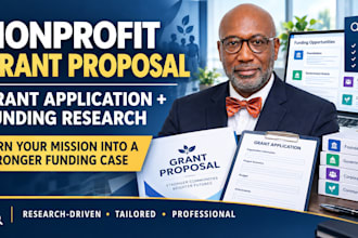 write nonprofit grant proposal grant application and grant funding research