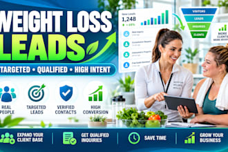 generate health fitness weight loss leads glp1 leads and sales funnel