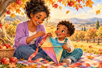 children story book illustration children story children story book illustration