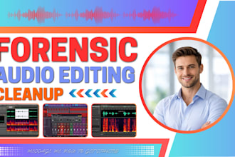 do forensic audio editing, cleanup, noise reduction, audio enhancement in adobe