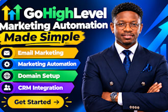 do gohighlevel marketing automation email marketing domain setup CRM integration