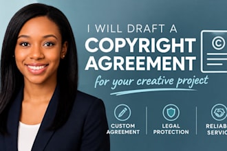 draft a copyright agreement for your creative project