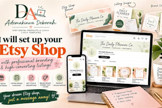 create etsy digital products and canva templates for your shop