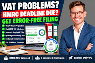 do UK vat return bookkeeping and making tax digital mtd vat amazon vat filing
