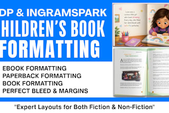 do book formatting ebook kindle formatting children book formatting for kdp