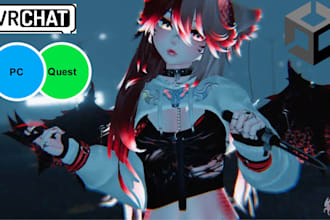 create a custom vrchat avatar, vrc avatar, furry avatar, vr character