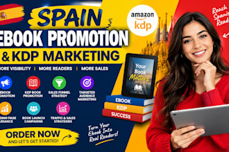 do spain ebook promotion ebook marketing funnel sales and KDP book promotion