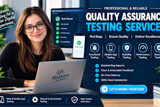 test and QA your website or app for bugs and usability