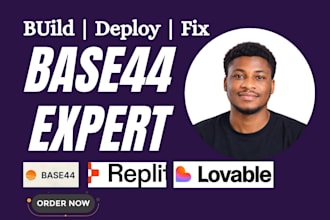 build base44 app mvp for web application base44