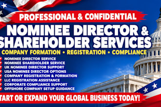 provide professional nominee director, company formation and nominee shareholder