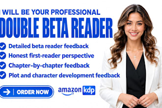 be your double beta reader for fantasy dark romance book fiction nonfiction book