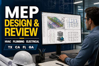 design and review texas california florida mep hvac plumbing electrical drawings