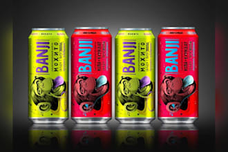 design premium wine beverage can tequila bottle label with print ready files