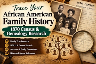 research your african american genealogy and 1870 ancestry records