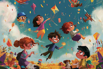 children story book illustration children story book