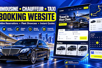 build a professional limousine chauffeur and taxi booking website