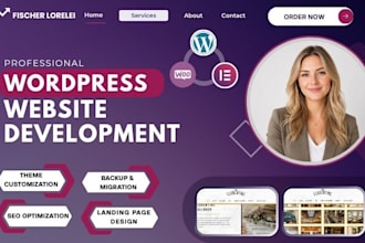design wordpress elementor website redesign wordpress website with elementor