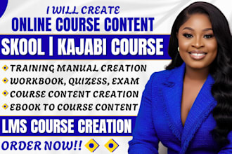 create online course content skool online course, kajabi course, course creation